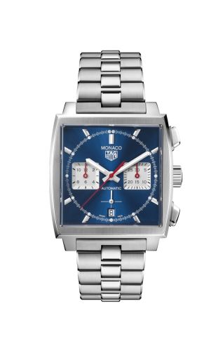 TAG Heuer Monaco Calibre Heuer 02 Stainless Steel / Blue / Bracelet
